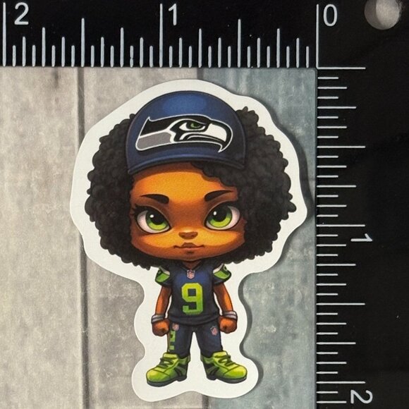 🌀10/$10🌀 Adorable Football Gameday Reusable Waterproof Vinyl Sticker Decal - Picture 1 of 1